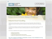 Tablet Screenshot of palmettogrants.com